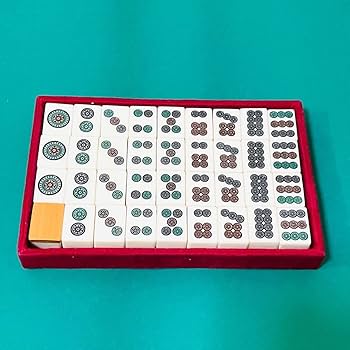 ★美品★ ミズノ丸一 麻雀牌「パル（ストロベリー牌）」 Amazon | 極高級麻雀牌 ミズノ丸一 さくら 丸一工芸社 背竹牌 激